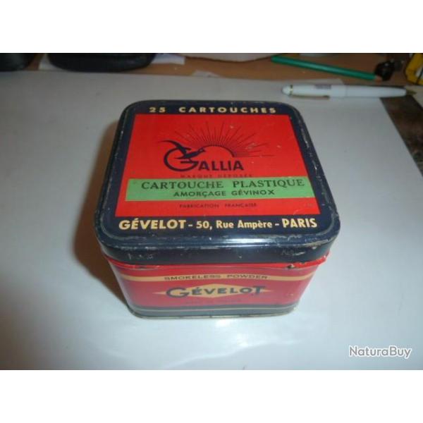 boite vide de cartouches GALLIA