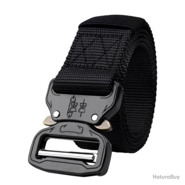 Ceinture militaire � d�gagement rapide papillon - Noire