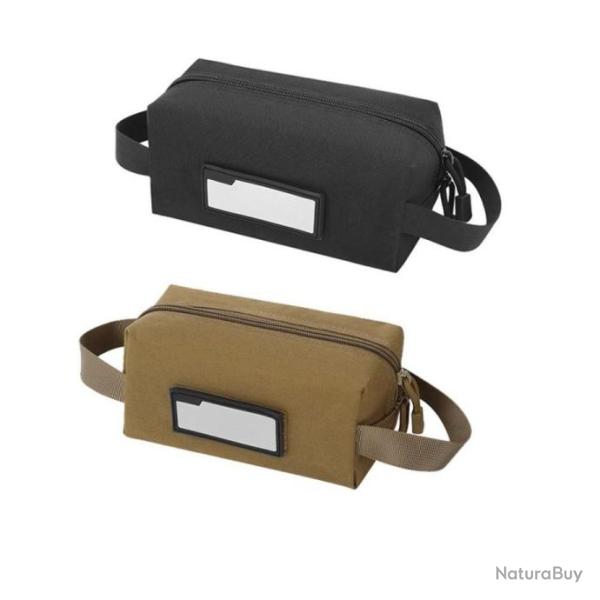 2 Sac de munition en tissu Oxford 1000D haute qualit� - Noir et Tan