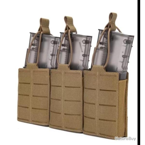 Porte chargeur triple magasin