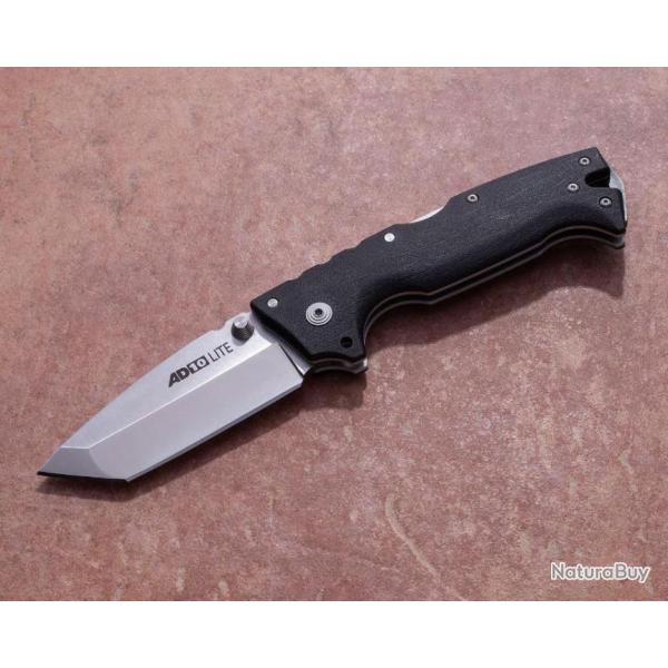 Couteau Cold Steel Demko AD-10 Lite Tanto Lame Acier AUS-10 Manche GFN Lockback Clip CSFLAD10T