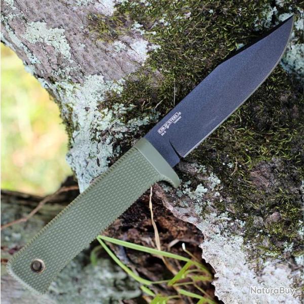 Couteau Cold Steel SRK OD Green Compact Survival Rescue Lame Acier SK-5 Manche Kray-Ex CS49LCKDODBK