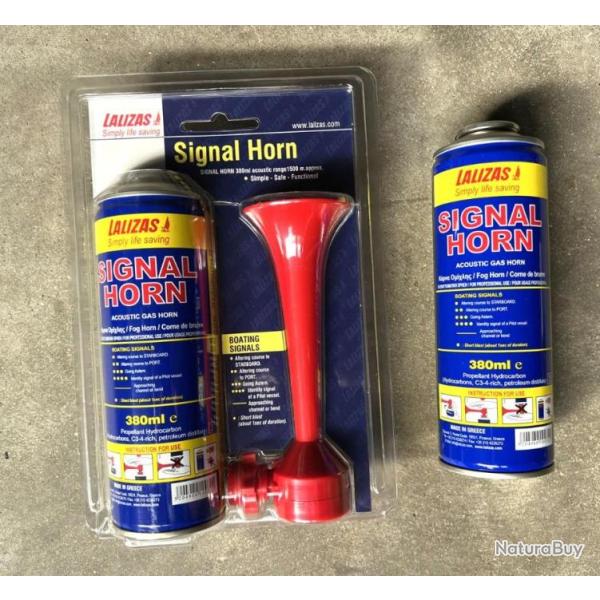 Corne de brume + 1 recharge