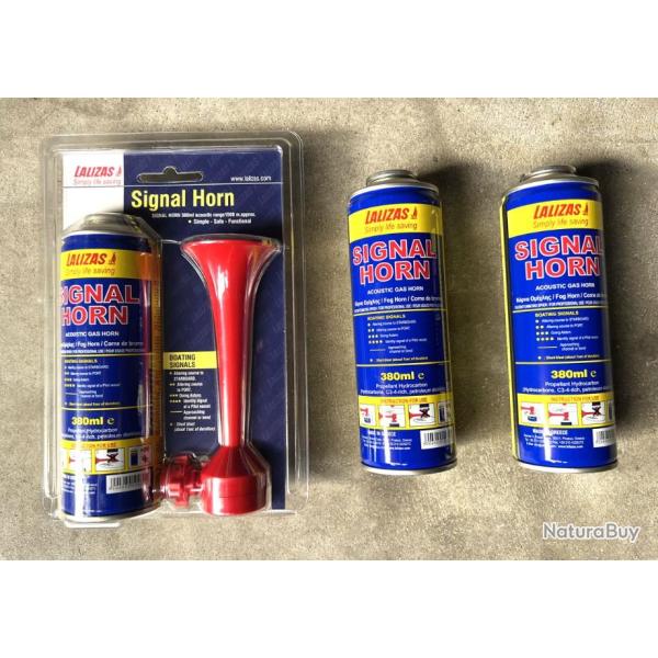 Corne de brume + 2 recharges