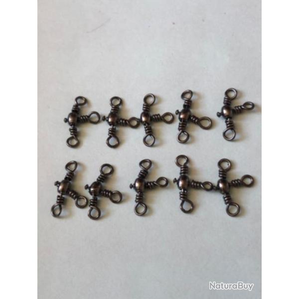 13 pater noster �merillon baril triple 3543 bk n10 . 15 kg noir vmc P�che carnassier