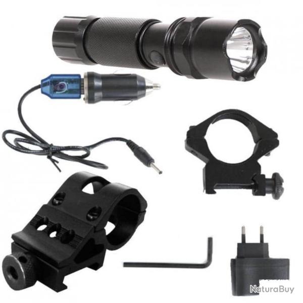 Pack Lampe Tactique avec Collier de Montage Dport