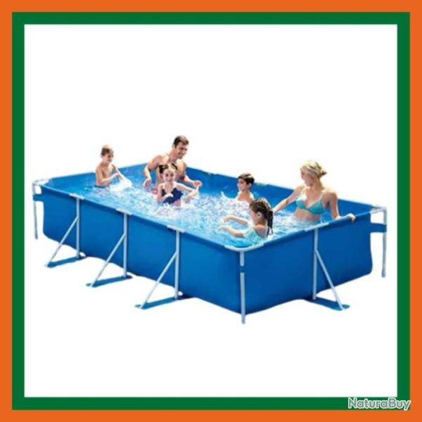 Piscine hors sol rectangulaire 4.57 x 2.13 x 0.84 m - Avec un �purateur � cartouche