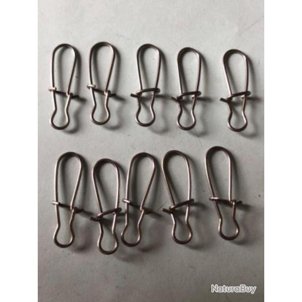 10 agrafe duo lock 3537 ni n6 25 kg nickel�  vmc P�che carnassier