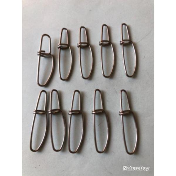 30 agrafe 85 Kg crosslock inox taille 6. Vmc 3253x.  Leurres p�che mer