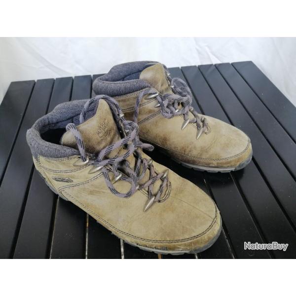 Chaussures outdoor TIMBERLAND T43 Cuir gris bon �tat