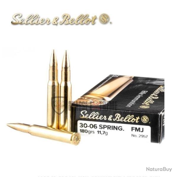 20 Munitions S&B cal.30-06 Spring 180gr FMJ