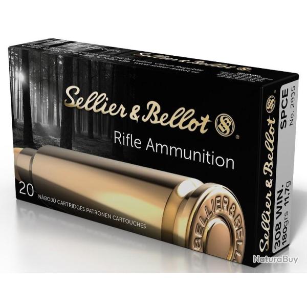 20 Munitions S&B cal.308 Win 180gr SPCE