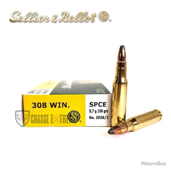 20 Munitions S&B cal.308 Win 150gr SPCE