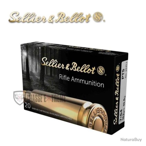 20 Cartouches S&B cal 7�64 162gr PTS