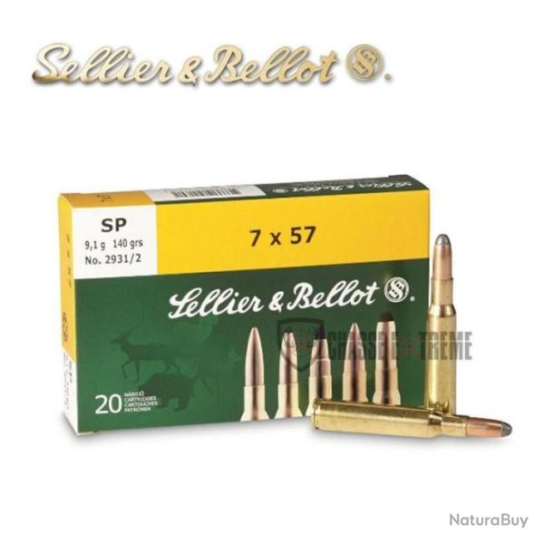 20 Munitions S&B cal 7�57 140gr SP