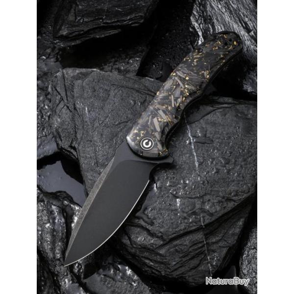 Couteau CIVIVI PRAXIS Lame Acier 9Cr18MoV Manche Carbon Fiber/Resin IKBS Linerlock CIVC803J