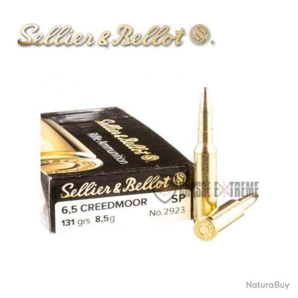 20 Munitions S&B cal.6.5 Creedmoor 131gr SP