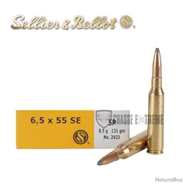 20 Munitions S&B cal 6.5�55SE 131gr SP