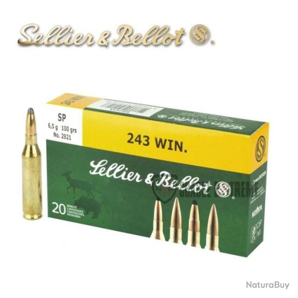 20 Munitions S&B cal.243 Win 100gr SP