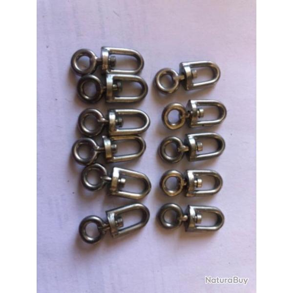 10 �merillon double inox 58 kg peche Mer