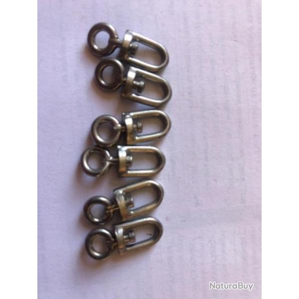 6 �merillon double inox 58 kg peche Mer