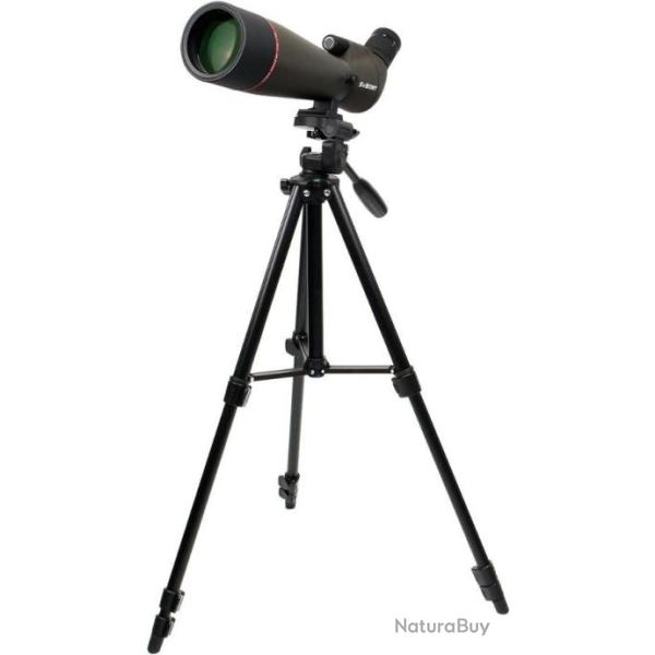 Longue Vue Tir Sportif Observation 20-60x80 avec Tr�pied Oculaire Puissant Optique FMC Prisme SV13