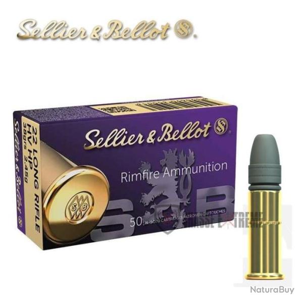 50 Munitions S&B cal 22 Lr HV 38gr HP