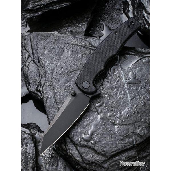 Couteau CIVIVI P87 Black Manche G10 Lame Tanto Reverse Nitro-V IKBS Linerlock CLip CIVC210431