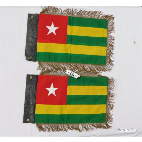 TOGO : DRAPEAU FANION VOITURE DIPLOMATIQUE  #.2