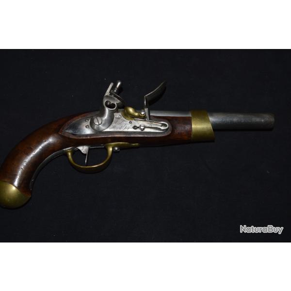 PISTOLET CAVALERIE MOD.AN 13 MANUFACTURE IMPERIALE DE MAUBEUGE-FRENCH CAVALRY PISTOL 1st EMPIRE