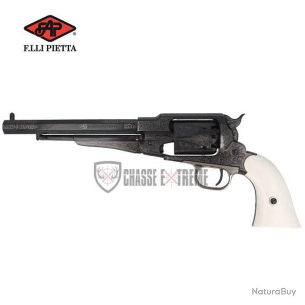 Replique PIETTA 1858 Remington Acier Laiton Bronze Laser Deluxe Cal 44
