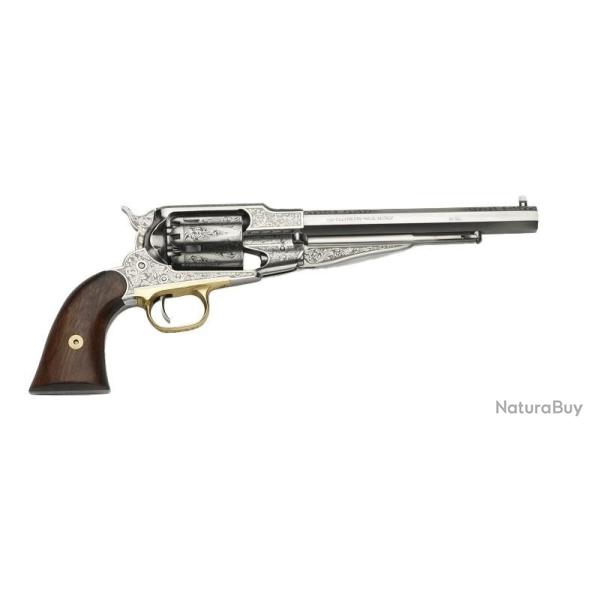 Replique PIETTA 1858 Remington Laiton Nickele Grave Cal 44 Pn