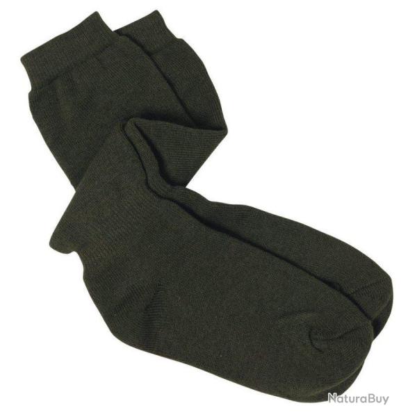 Chaussettes bouclettes kaki PERCUSSION-39/42