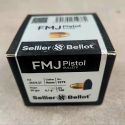 100 Ogives S&B cal 9mm Makarov 95gr FMJ