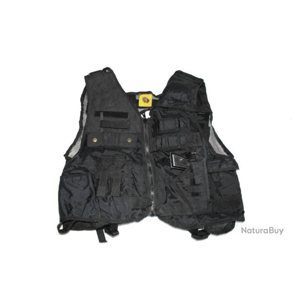 Gilet d'assaut noir l�ger