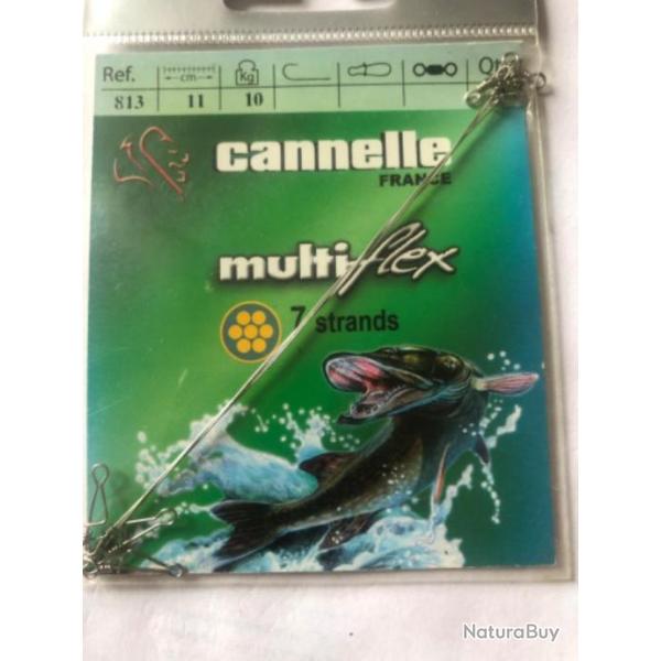 3 avan�on rigide multiflex  ref 813 10 kg 11 cm .Peche carnassier cannelle