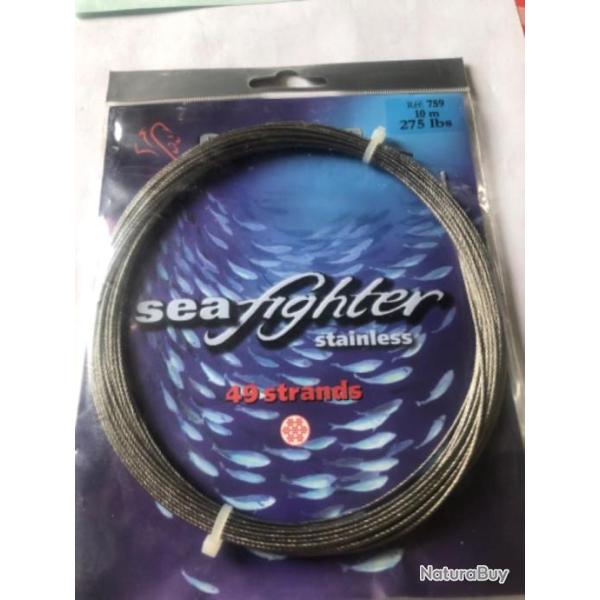 10 m avan�on acier sea fighter ref 759 275 lbs .Peche mer cannelle