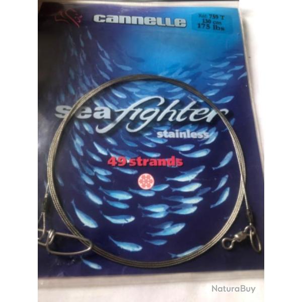 1 avan�on acier sea fighter ref 759 T 130 cm 175 lbs .Peche mer cannelle