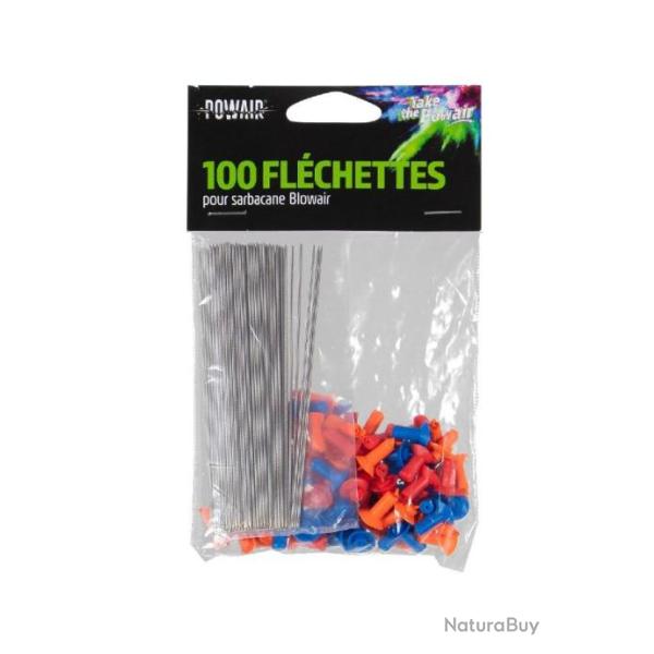 Lot de 100 Darts Dards FLECHETTES Traits POUR SARBACANE BLOWAIR
