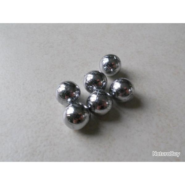 100 balles rondes en plomb cal. 445
