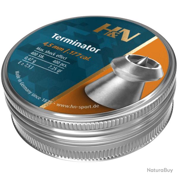 Diabolo Terminator 4,5mm (Calibre: 4,50)