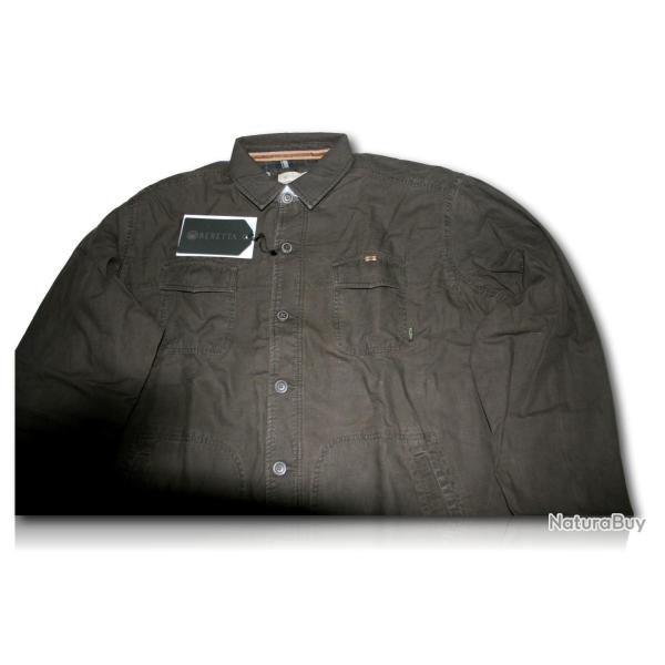 CHEMISE BERETTA OVERSHIRT MARRON