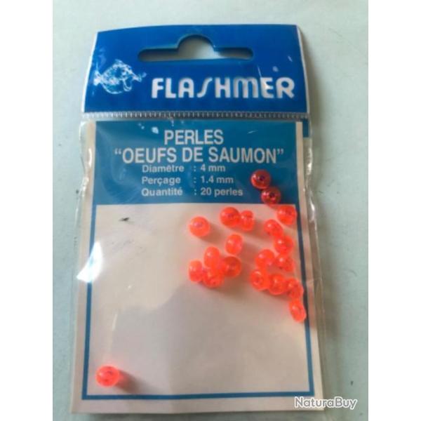 20 perles diam 4 mm peche mer