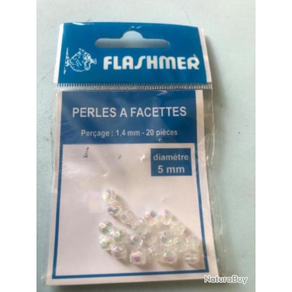 20 perles facette diam 5 mm peche surfcasting