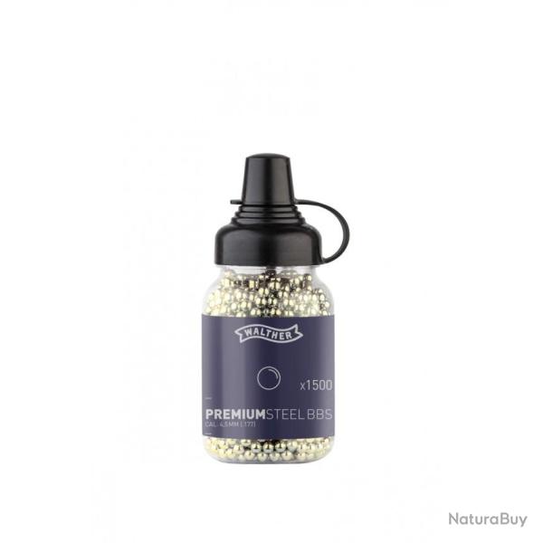 Billes Walther premium bb gold steel cal.4.5 mm 0.36G X1500