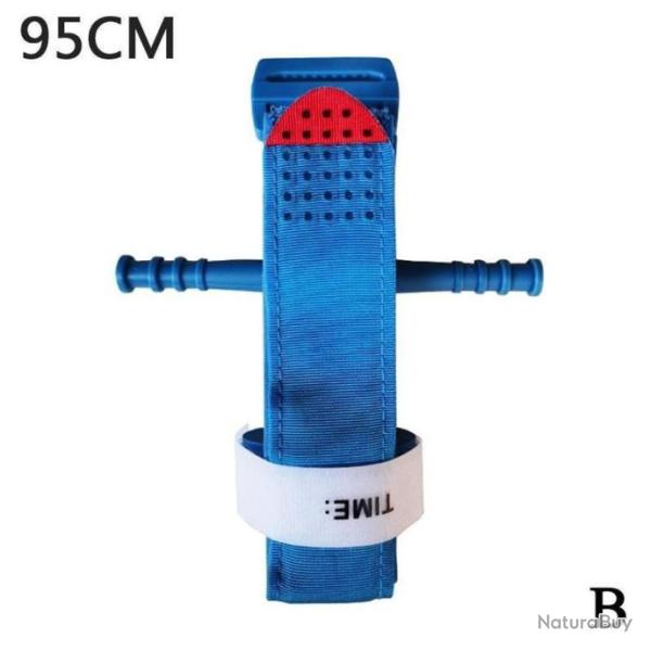 Garrot tourniquet bleu haute visibilit - 95cm