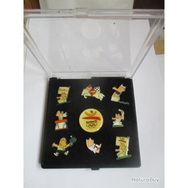 Coffret Collector 9 pin's BARCELONE 92