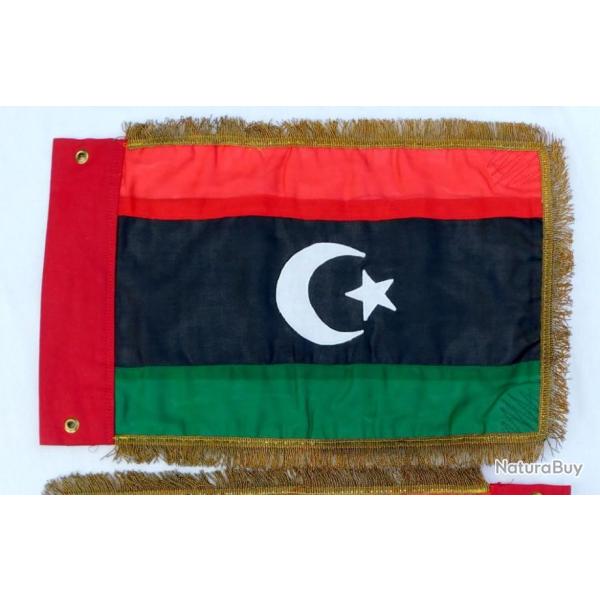 LYBIE   : DRAPEAU FANION VOITURE DIPLOMATIQUE / 1951 � 1969 /  #.1