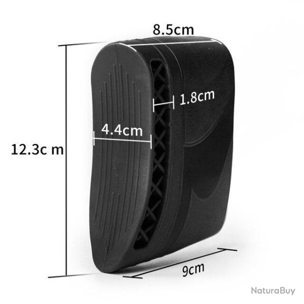 Coussin Noir de Recul Anti-choc pour Fusil