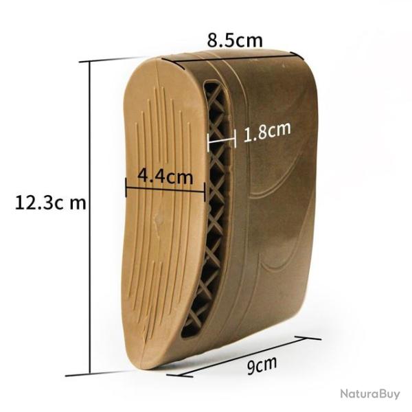 Coussin Marron de Recul Anti-choc pour Fusil